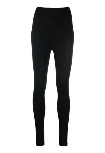 AMBUSH monogram leggings - Nero