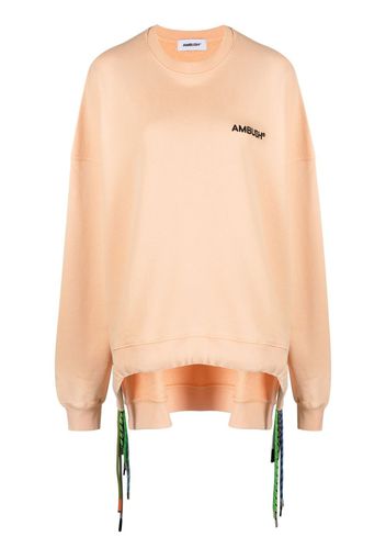 AMBUSH Felpa girocollo - PEACH QUARTZ BLACK