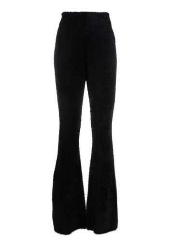 AMBUSH flared-leg high-waisted trousers - Nero