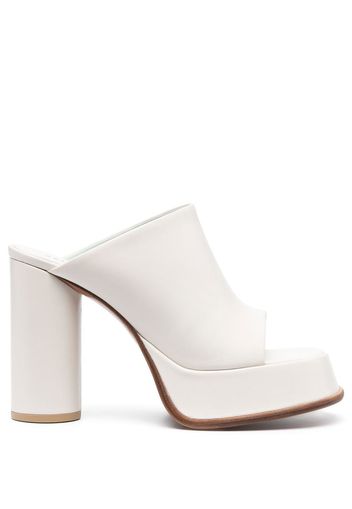 AMBUSH open-toe mule heels - Bianco