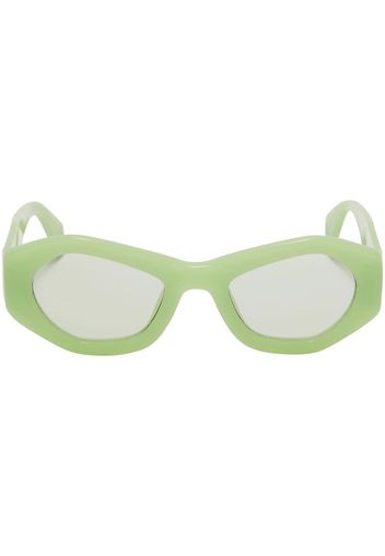 AMBUSH Pryzma geometric-frame sunglasses - Verde