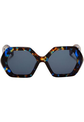 AMBUSH Eirene oversized-frame glasses - Blu