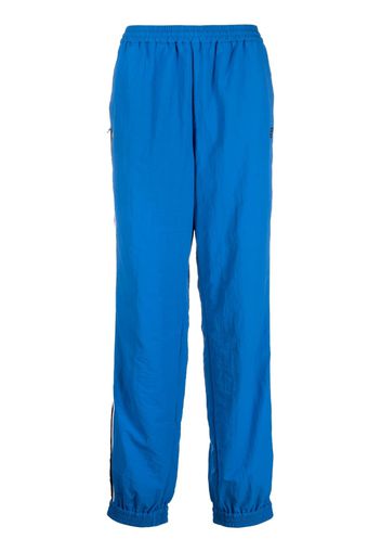 AMBUSH stripe-detailing logo-print track pants - Blu