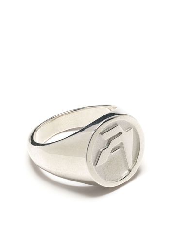 AMBUSH Amblem signet ring - Argento