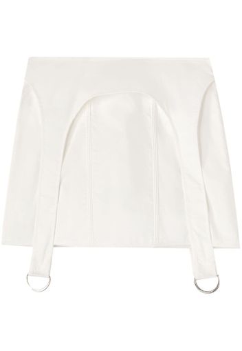 AMBUSH Minigonna con corsetto - Bianco