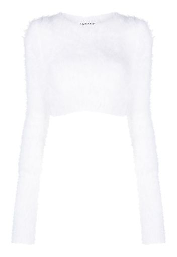 AMBUSH knitted cropped jumper - Bianco