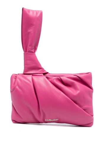 AMBUSH Nejiri leather clutch bag - Rosa