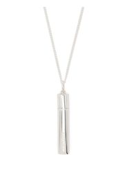 AMBUSH pill case necklace - Argento