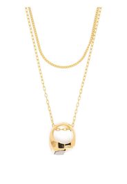 AMBUSH MISFIT ST RING NECKLACE GOLD GOLD NO CO - Argento