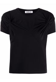 AMBUSH twist detail crew-neck T-shirt - Nero