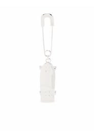 AMBUSH skate charm safety pin earring - Argento