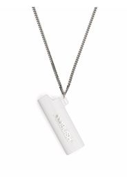 AMBUSH lighter case pendant necklace - Bianco