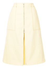 AMBUSH A-line midi skirt - Giallo