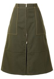 AMBUSH A-line midi skirt - Verde