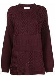 AMBUSH cable-knit jumper - Rosso