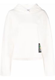 AMBUSH WKSP PATCH PRINTED HOODIE CLOUD DANCER Y - Bianco