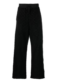 AMBUSH straight-leg jacquard track pants - Nero