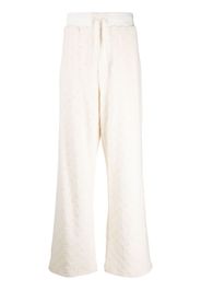 AMBUSH straight-leg jacquard track pants - Bianco