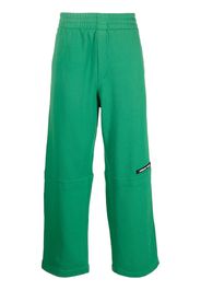 AMBUSH panelled straight-leg trousers - Verde