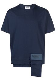 AMBUSH T-shirt con taschino - MOOD INDIGO CHINA BLUE