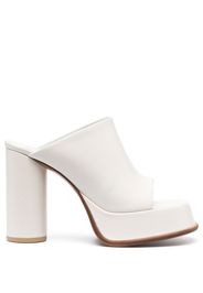 AMBUSH open-toe mule heels - Bianco