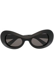 AMBUSH oval-frame logo plaque sunglasses - Nero