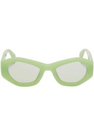 AMBUSH Pryzma geometric-frame sunglasses - Verde