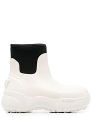 AMBUSH panelled ankle boots - Bianco