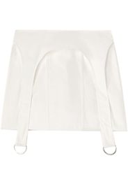 AMBUSH Minigonna con corsetto - Bianco