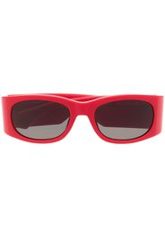 AMBUSH Gaea logo-print tinted sunglasses - Rosso