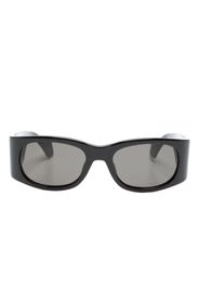 AMBUSH logo-print oval-frame sunglasses - Nero