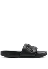 AMBUSH logo quilted slides - Nero