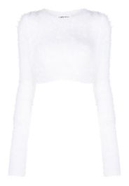 AMBUSH knitted cropped jumper - Bianco