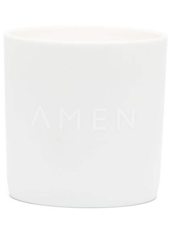 AMEN CANDLES Chakra 05 Throat Eucalyptus candle (200g) - Bianco