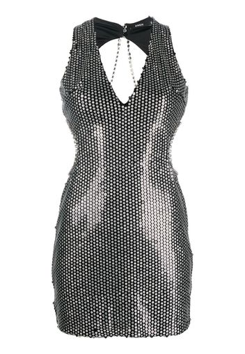Amen sequin-embellished mini dress - Nero