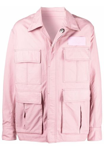 AMI Paris Giacca-camicia con taschino - Rosa