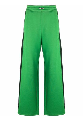 AMI Paris Pantaloni sportivi con banda laterale - Verde