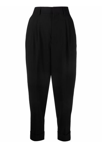 AMI Paris Pantaloni affusolati crop - Nero