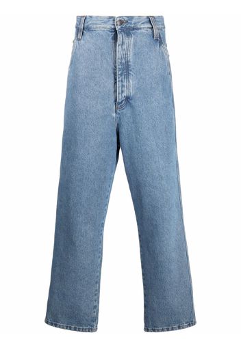 AMI Paris Jeans a gamba ampia - Blu