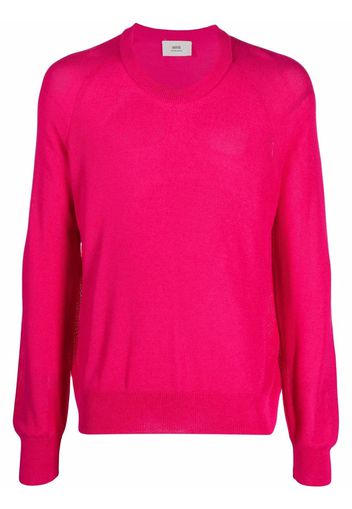 AMI Paris Maglione con maniche raglan - Rosa