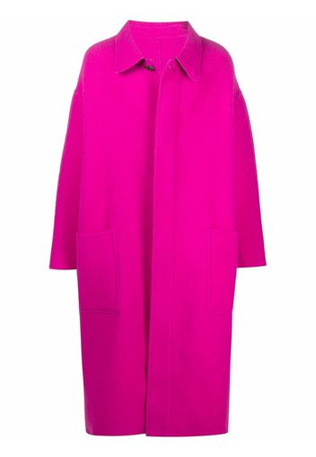 AMI Paris Cappotto monopetto oversize - Rosa