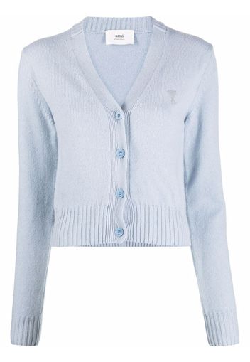 AMI Paris Cardigan Ami de Coeur - Blu