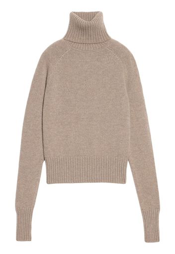 AMI Paris roll-neck virgin-wool jumper - Toni neutri