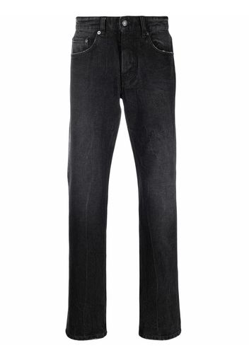 AMI Paris Jeans slim a vita media - Nero