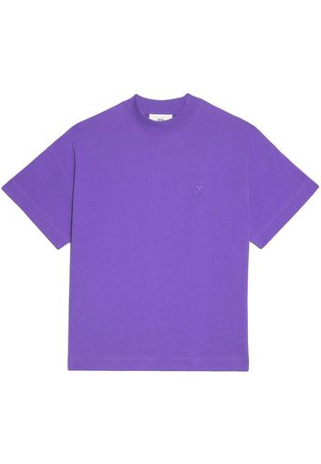 AMI Paris T-shirt Ami de Coeur oversize - Viola