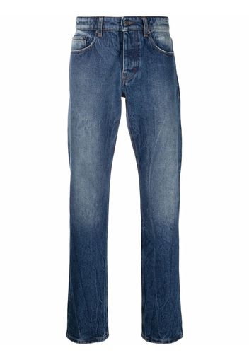 AMI Paris Jeans slim a vita media - Blu