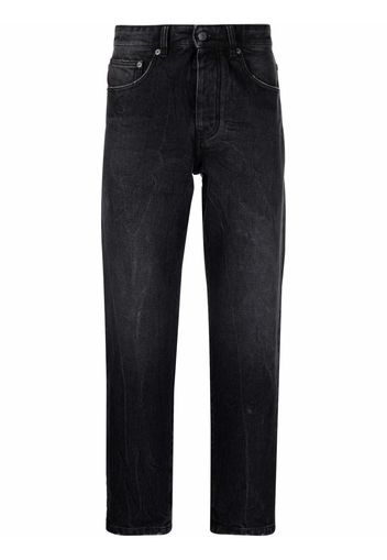 AMI Paris Jeans dritti crop - Nero