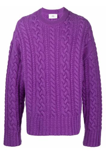 AMI Paris Maglione girocollo - Viola