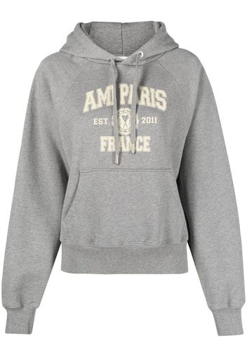 AMI Paris Felpa con stampa - Grigio