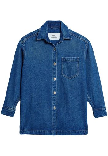 AMI Paris Giacca-camicia denim - Blu